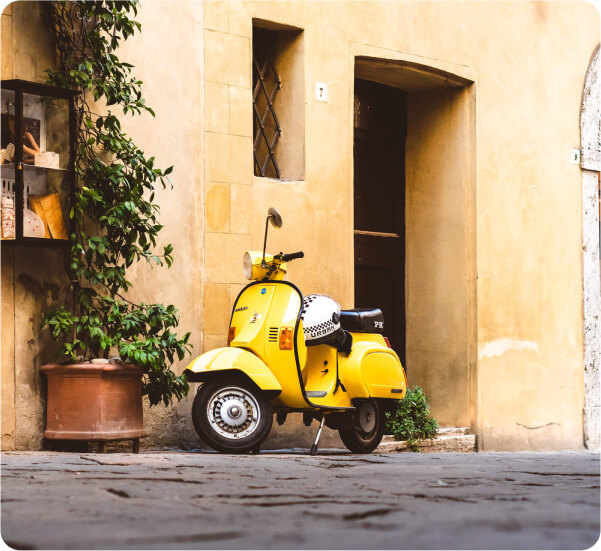 We start from Italy, moving around the world